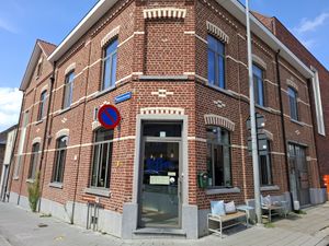 Outside at Bar Blom in Leuven