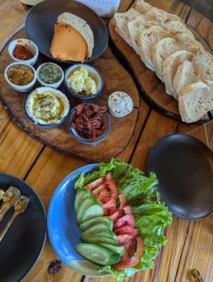 Vegan cheese spread at Nuturella in Koh Phangan
