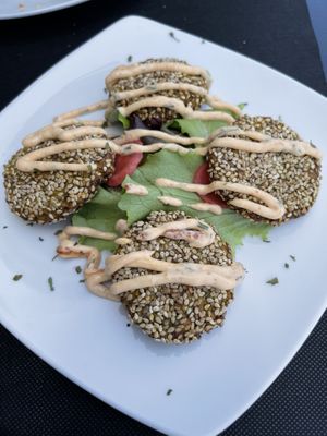 Falafel.  #Veganuary at The Wala Room in Torremolinos