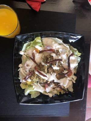 Salad  at The Wala Room in Torremolinos