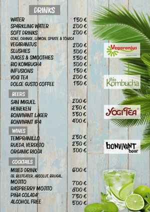 Drinks at The Wala Room in Torremolinos