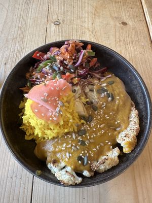 Cauliflower soul bowl   at Sùgh Ùr Café in Inverness