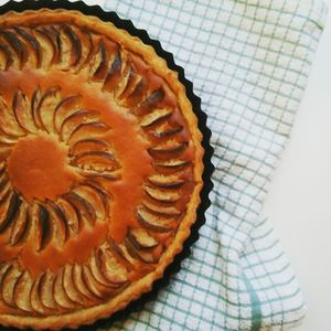 Apple frangipane tart at The Spotless Leopard - Food Van in Bristol