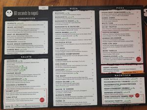 German menu 9/2024 at 60 Seconds To Napoli in Cologne