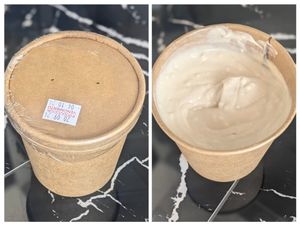 Probiotic Soya Yogurt - 500ml (9 PEN)! Really tasty at NaturLandia in Cusco