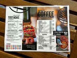 Menu at PLANT SHACK - Cala Mayor in Mallorca