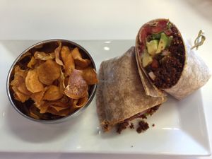 Raw Wrap at Drop Squad Kitchen in Wilmington