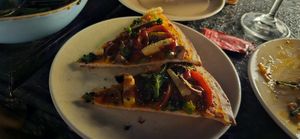Exotic Vegetables Pizza (Without Cheese) at Soul Bistro & Lounge in Udaipur