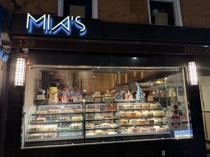 .  at Mia's Brooklyn Bakery in Brooklyn