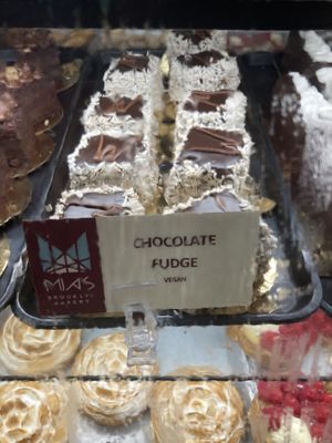 Chocolate fudge cake  at Mia's Brooklyn Bakery in Brooklyn