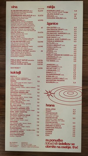  at finu - Pop Up in Ljubljana