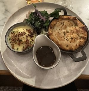 Vegan pie and mash!  at RenMor in Newquay