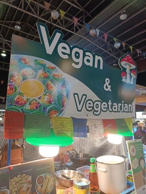 sign at Green Food in Chiang Mai