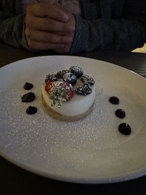 Vegan banoffee cheescake  at Waterfront Bar and Restaurant in Ullapool