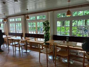 Inside at The Pavilion Cafe in South East London