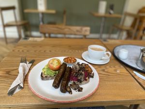   at The Pavilion Cafe in South East London