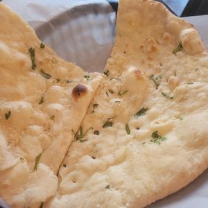 Garlic naan bread at Himalayan Flavor in Idaho Falls