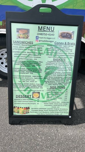   at Yeah It's Vegan - Food Truck in Pontiac