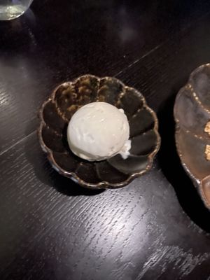 Soy ice cream   at Hutong in New York City