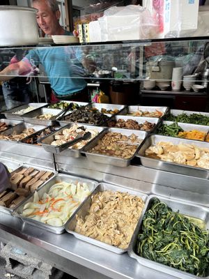 In front of the restaurant   at Gaojia Vegetarian - 高家素食 in Taipei