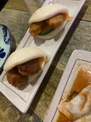 Vegan bao buns  at Auntie8's Vietnamese Cuisine in Prospect