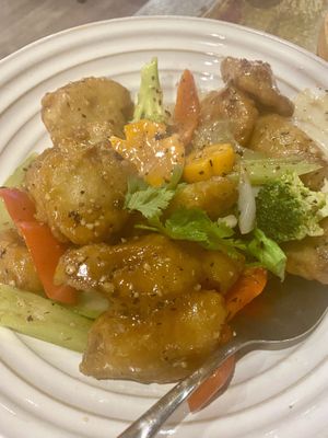 Stir fry lemongrass and chili chicken   at Auntie8's Vietnamese Cuisine in Prospect