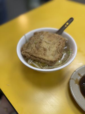 Noodle soup with bean curd - Ningxia Vegetarian Restaurant, Taipei  at Ningxia Vegetarian Restaurant - 寧夏素食小館 in Taipei