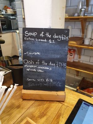 Menu at Food & Mood in North West London