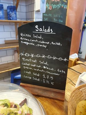 Menu at Food & Mood in North West London