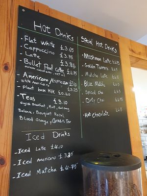Menu at Food & Mood in North West London