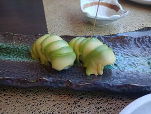 Avocado nigiri at YI SUSHI in Bastia Umbra