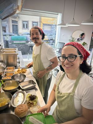 The awesome owners, Cedric & Camila  at Ongo in Porto