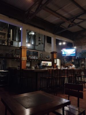 Bar at San Juan del Sur Cervecería in San Juan Del Sur