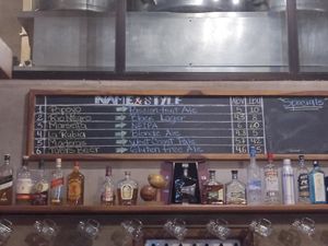 Current beers on tap, all vegan at San Juan del Sur Cervecería in San Juan Del Sur