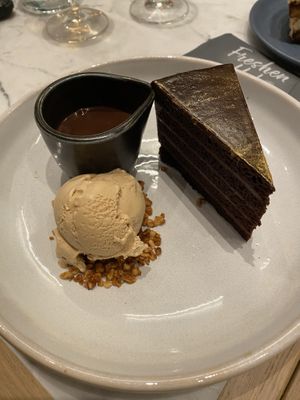 Chocolate Ganache Layer Cakee  at Mildreds - Victoria in South West London