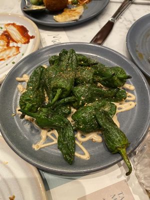 Za’atar Padron Peppers  at Mildreds - Victoria in South West London