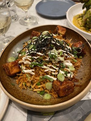 Salt & Pepper Tofu Bokkeumbapp  at Mildreds - Victoria in South West London