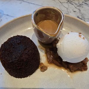 Sticky Toffee Pudding! Freshly baked...get it! at Mildreds - Victoria in South West London