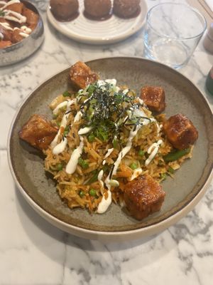 Salt and pepper tofu  at Mildreds - Victoria in South West London