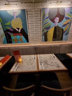 Table at Mildreds - Victoria in South West London