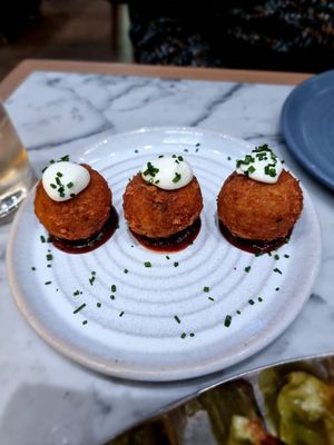 Aracini balls at Mildreds - Victoria in South West London