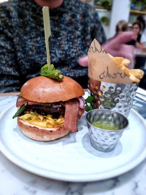 Chickn burger at Mildreds - Victoria in South West London