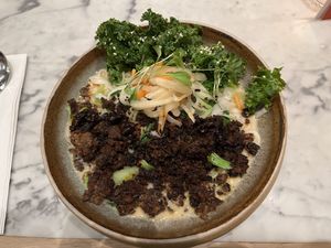 Shiitake tempeh tan tan  at Mildreds - Victoria in South West London