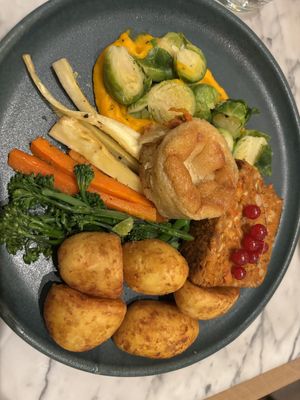  Roasted pine nut cannellini loaf with all the trimmings  at Mildreds - Victoria in South West London