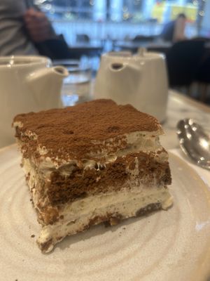 Vegan tiramisu 🤍  at Mildreds - Victoria in South West London