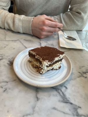 White chocolate tiramisu  at Mildreds - Victoria in South West London