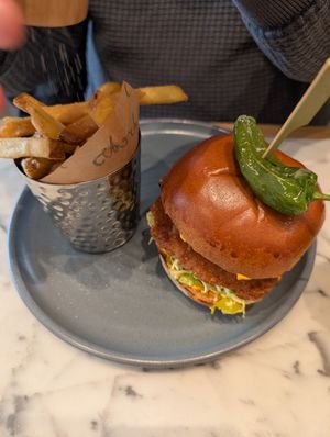 Korean burger at Mildreds - Victoria in South West London
