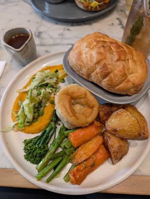 Mushroom pot pie at Mildreds - Victoria in South West London