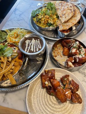 We had the curry, the enchiladas and the patatas bravas… everything was gorgeous but the patatas bravas were the standout for me!   at Mildreds - Victoria in South West London