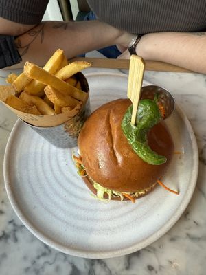 Burger  at Mildreds - Victoria in South West London